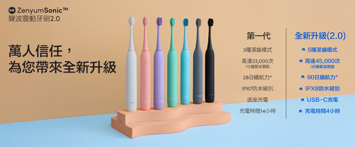 ZenyumSonic 2.0 電動牙刷
