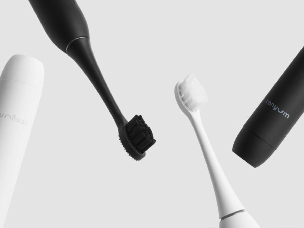 Black and White ZenyumSonic toothbrush