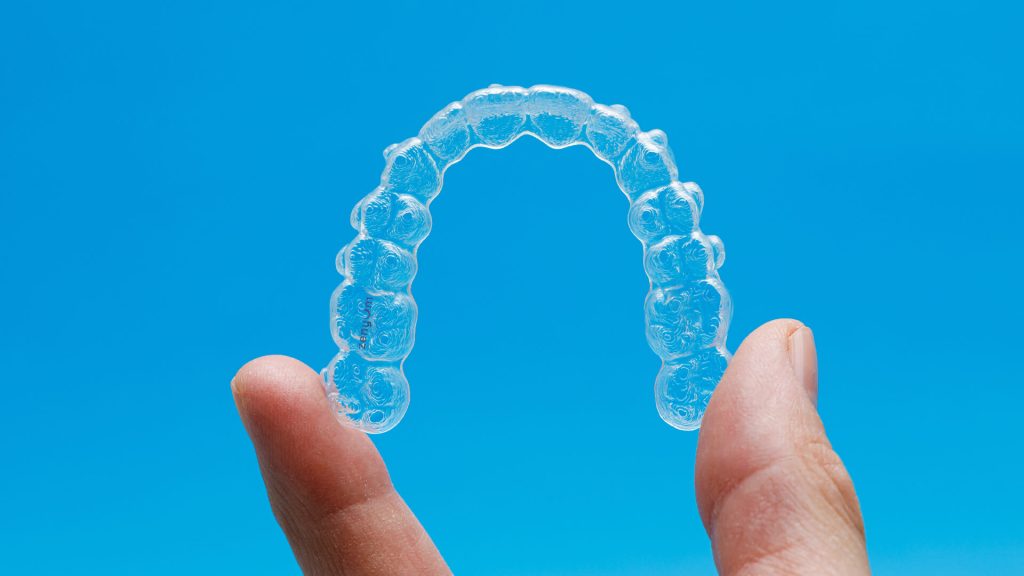 Close-up view of Zenyum Invisible Braces