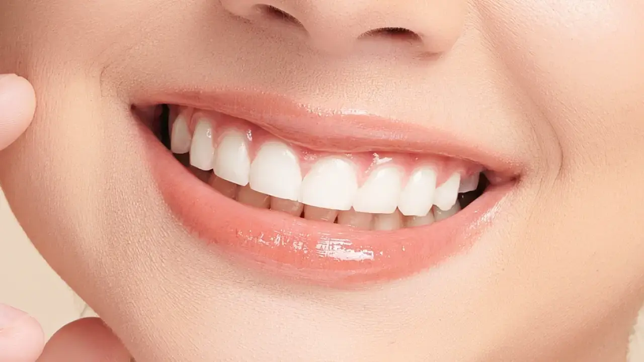 Bright white teeth if you want to wear braces